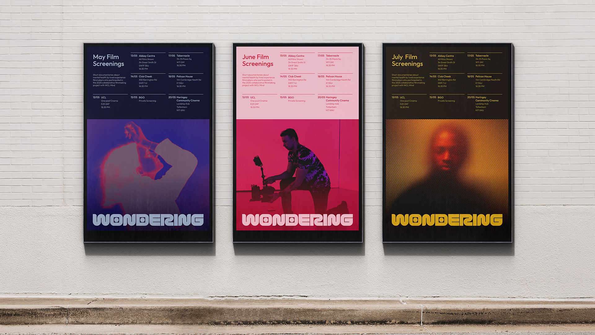 Poster design for filmmaking collective branding project
