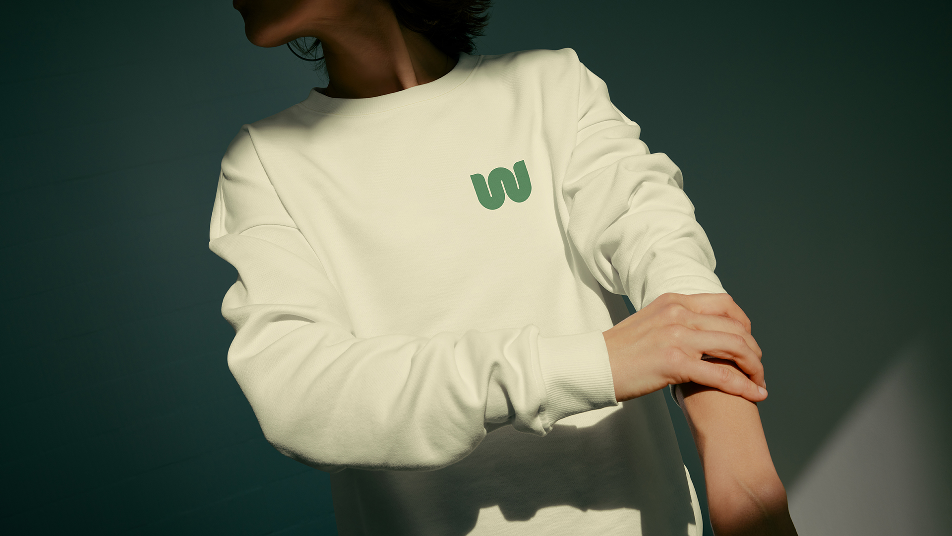 Branded sweatshirt for filmmaking collective branding project